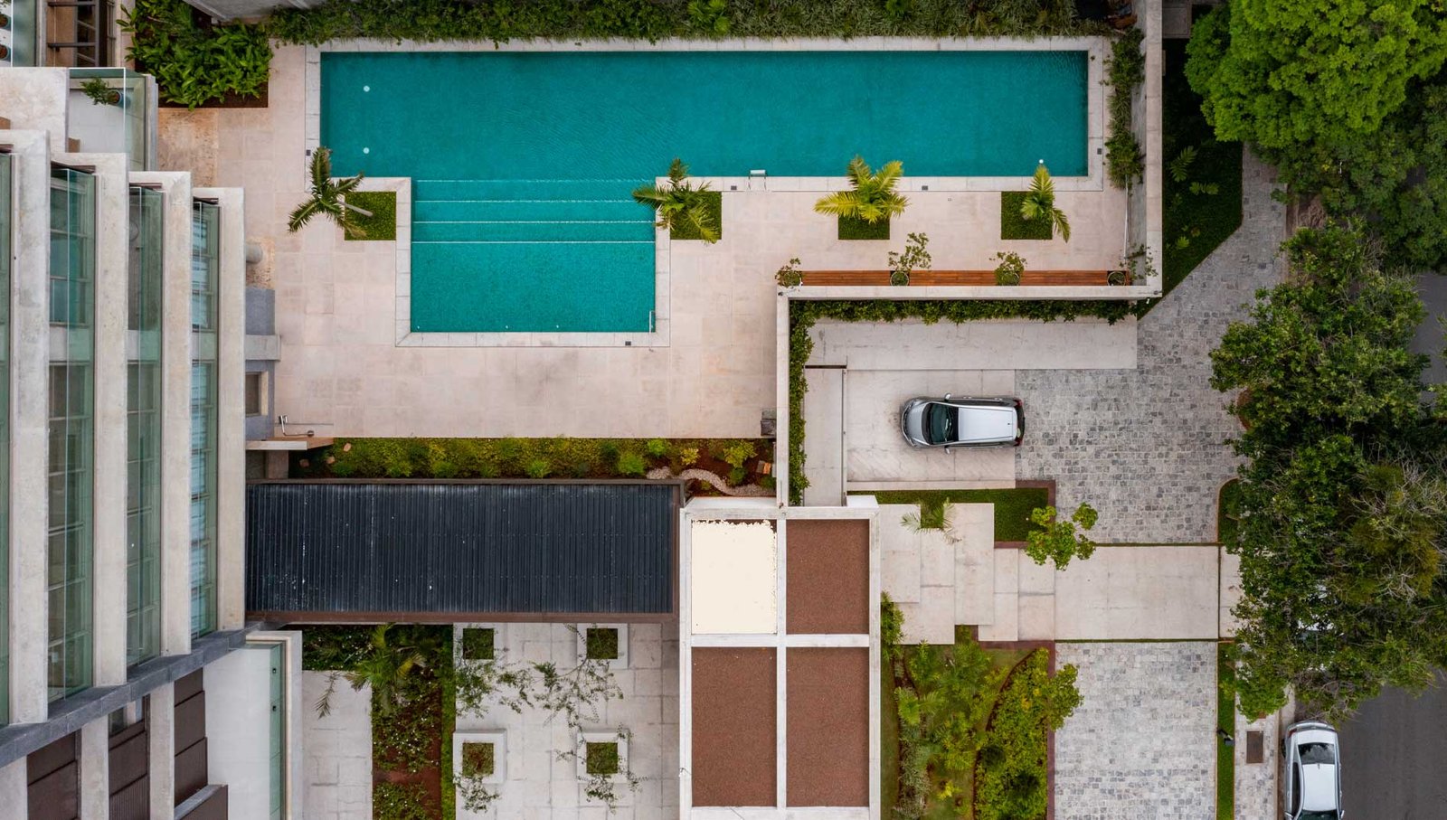 Área externa do projeto residencial Bossa Nova